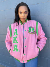 AKA Wool and Leather Letterman Jacket